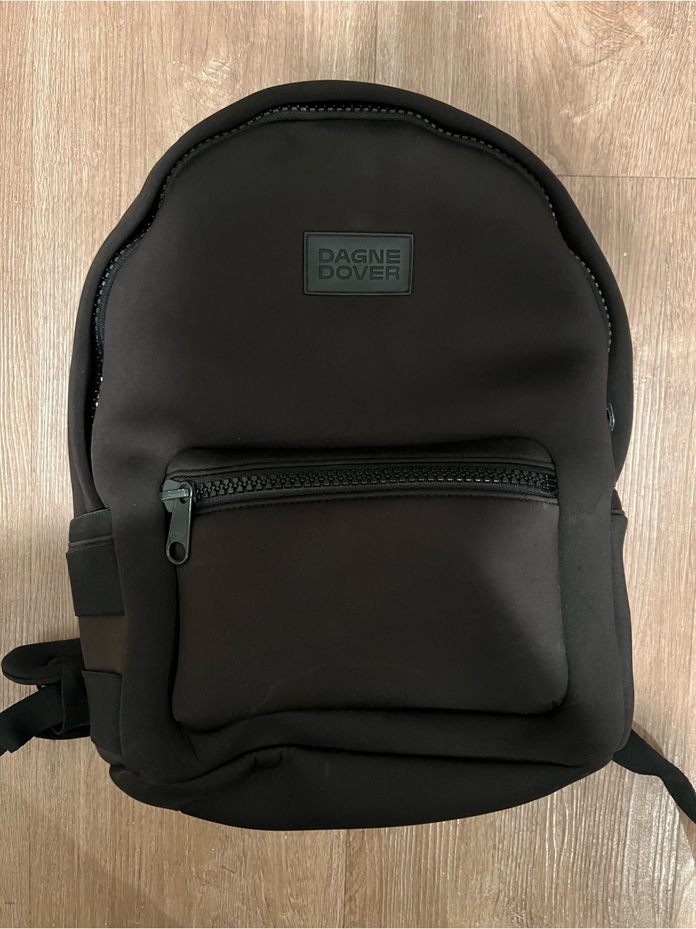 Dagne Dover Black Neoprene Everyday Backpack